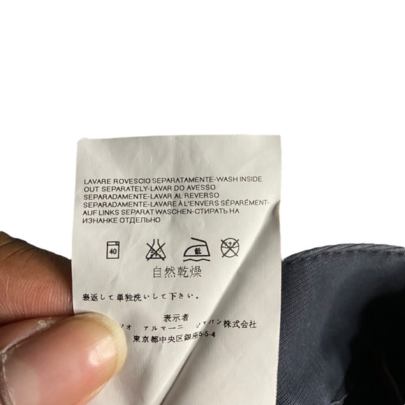 Armani Exchange Men's Gray Slim Fit Button Fly Denim Jeans - Picture 7 of 10